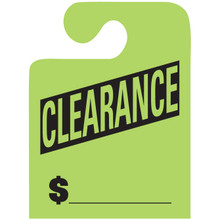 Hook Stock Mirror Hang Tags (Green #282 CL)