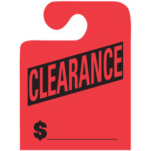 Hook Stock Mirror Hang Tags (Red #282 CL)
