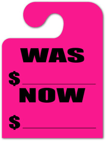 Hook Stock Mirror Hang Tags (Pink #282 WN)
