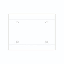 V-T Tear Resistant Temporary Tags (2 perforated section)