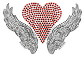 Ovrs2626 - Heart w/ Wings 