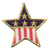 Ov10379 - Golden Patriotic Star