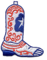Ov10444 - Patriotic Swirl Cowboy Boot 