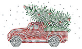 Ovrs7580s - Christmas Tree on Truck for Mask
