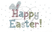 Ovrs7713 - Happy Easter w/ Bunny Ears for Mask