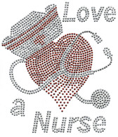 Ovrs7836 - Love a Nurse with Stethoscope