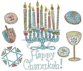 Ovrs7773 - Happy Hanukkah Elements Set