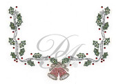 Ovrs5131 - Square Neckline Holly and Bells