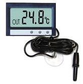 ST-2 Indoor/Outdoor Digital Thermometer With Clock
