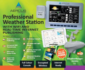Aercus Instruments WeatherRanger - Professional Weather Station with WiFi and Real-time Internet Publishing