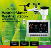 Aercus Instruments  WeatherMaster - Advanced Weather Station with WiFi and optional extra sensors