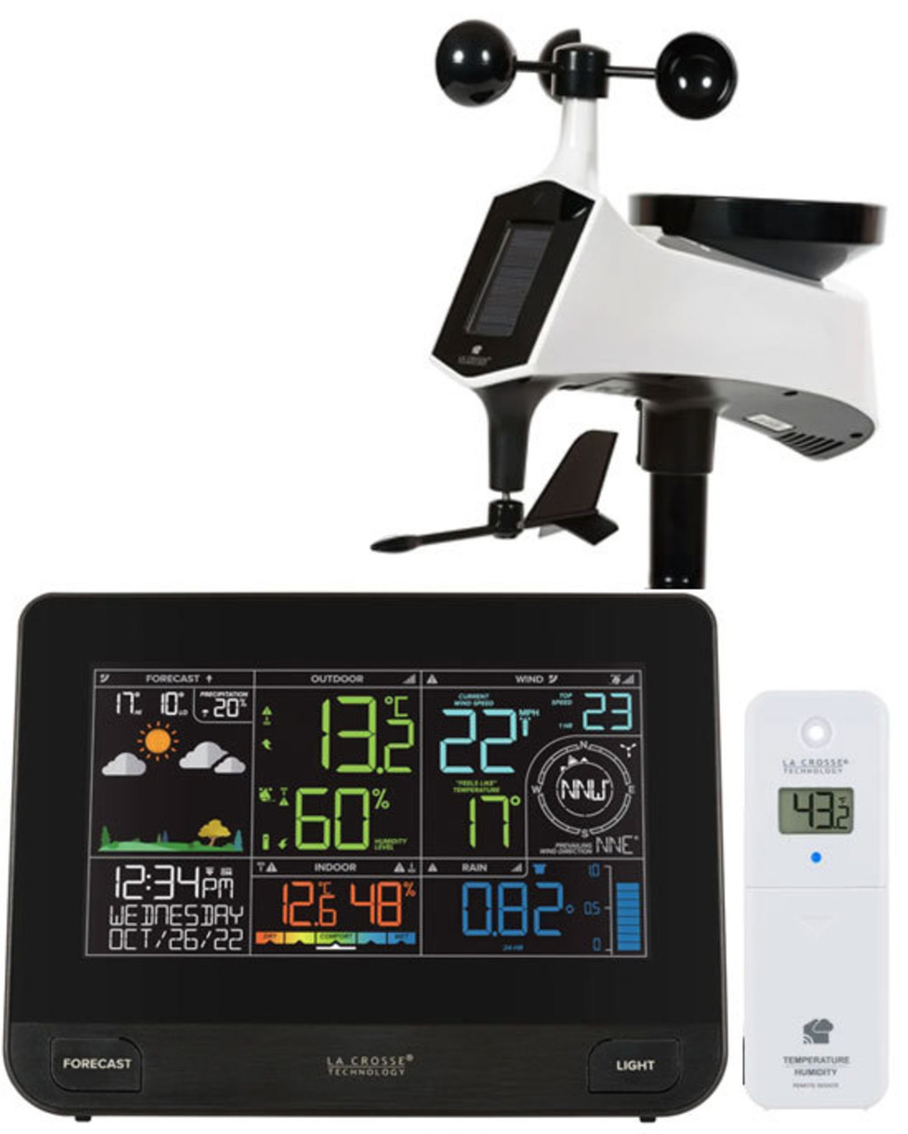 La Crosse V42PRO WiFi Professional Colour Weather Station Scientific