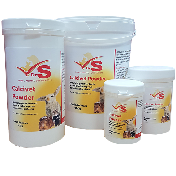 DrS Calcivet ON FOOD Powder - calcium supplement for small animals