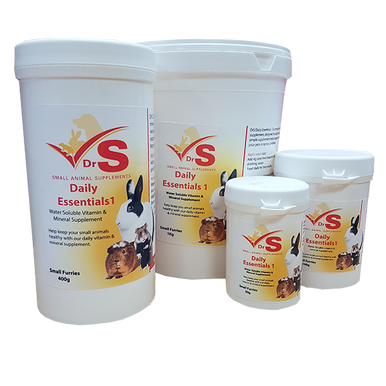 Vitamin and mineral supplement for small animals.