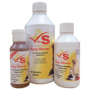 A liquid joint supplement for small animals including cats and dogs.