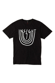 [Sample] Insight, black tee with white print