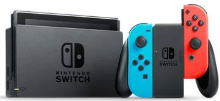 Nintendo Switch 32GB Neon Blue Neon Red