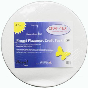 Round Placemat Craft Pack by Bosal