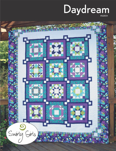 SGD034 Daydream Block of the Month Quilt Pattern - Front Cover