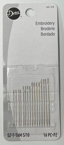 Dritz Embroidery Needles 56E-510 