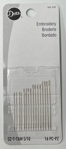 Dritz Embroidery Needles 56E-510 