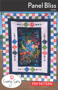 SGD081pdf Panel Bliss Quilt Pattern Front Cover