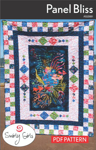SGD081pdf Panel Bliss Quilt Pattern Front Cover