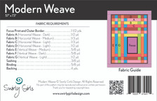 SGD079 Modern Weave quilt pattern