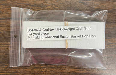 3/4 yard piece of Craf-tex Heavyweight Craft Strip for making more Easter Basket Pop Ups