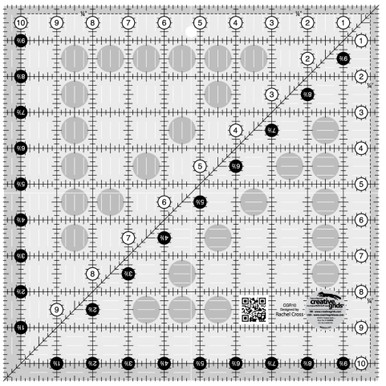 Creative Grids CGR10 10-1/2" square ruler