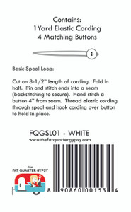 FQGSL01 Spool Loops White