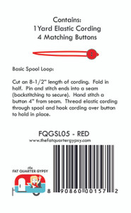FQGSL05 Spool Loops - Red