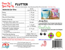FQGDU203 Flutter - A Pop-Up Kit