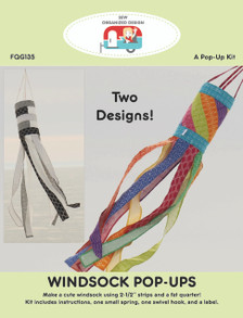 FQG135 Windsock Pop Up Kit - Includes instructions, spring, swivel hook, and label for one.