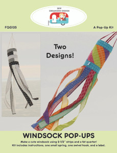 FQG135 Windsock Pop Up Kit - Includes instructions, spring, swivel hook, and label for one.