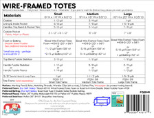 FQG141 Wire-Framed Totes Pattern