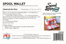 FQG134 Spool Wallet Pattern