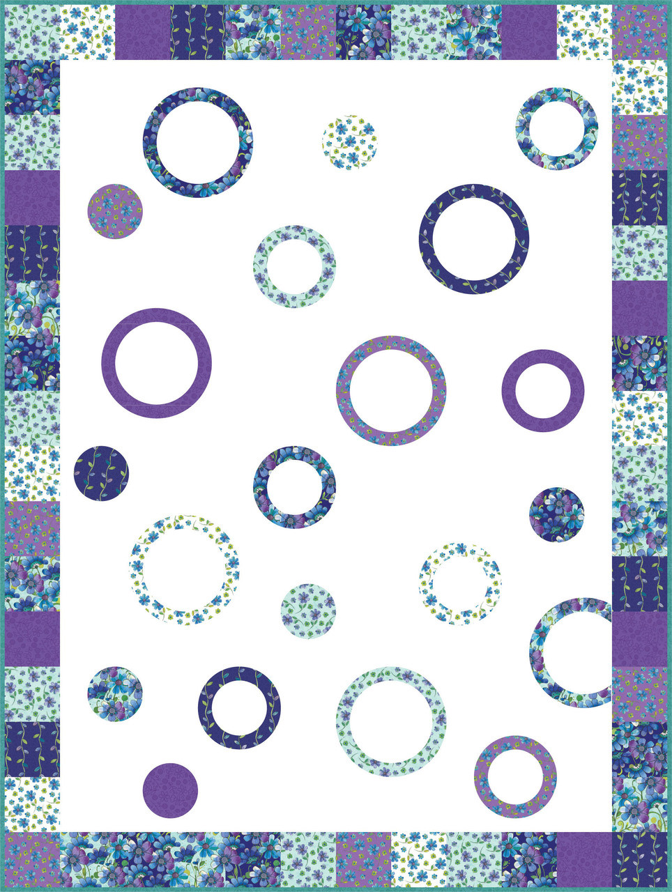 Ring Toss Quilt Pattern by Swirly Girls Design