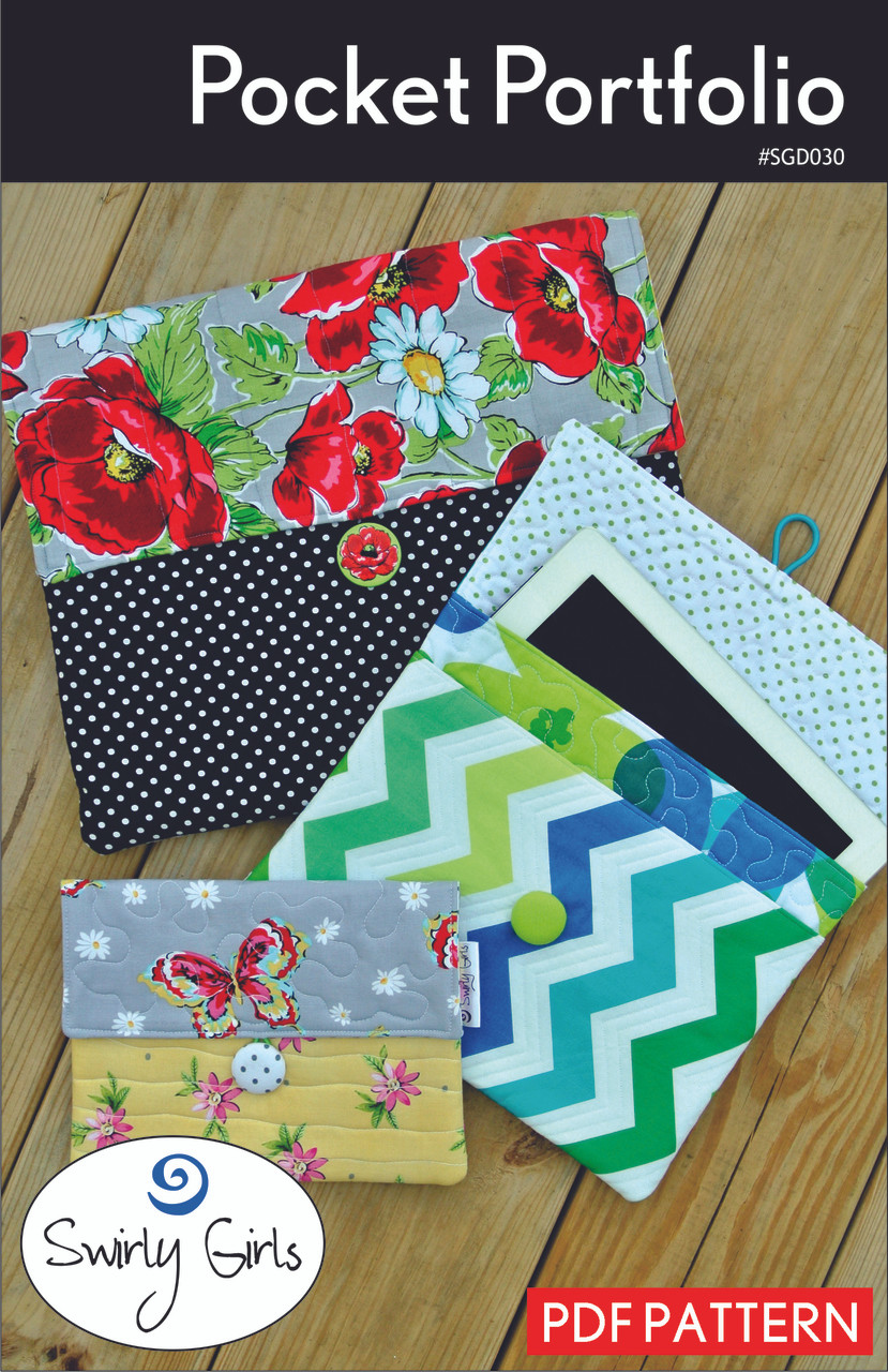 image relating to Pocket Pattern Printable referred to as Pocket Portfolio Quilt Practice - PDF Printable
