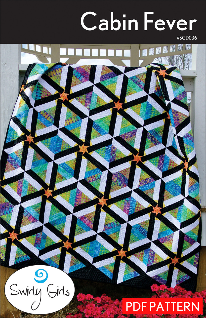 Cabin Fever Quilt Pattern By Swirly Girls Design