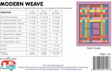 FQG118 Modern Weave PDF Pattern