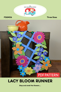 FQG406pdf Lacy Bloom Runner - PDF PRintable