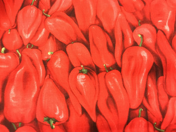Red Hot Chilis by RJR Fabrics -cut by the yard from the bolt