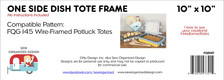 FQG147 Side Dish Tote Frame for Wire Framed Potluck Totes Pattern