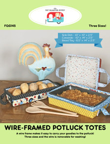 FQG145 Wire-Framed Potluck Totes Pattern