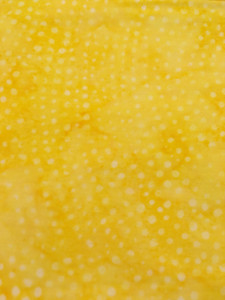 1 yard of Yellow with Dots Batik