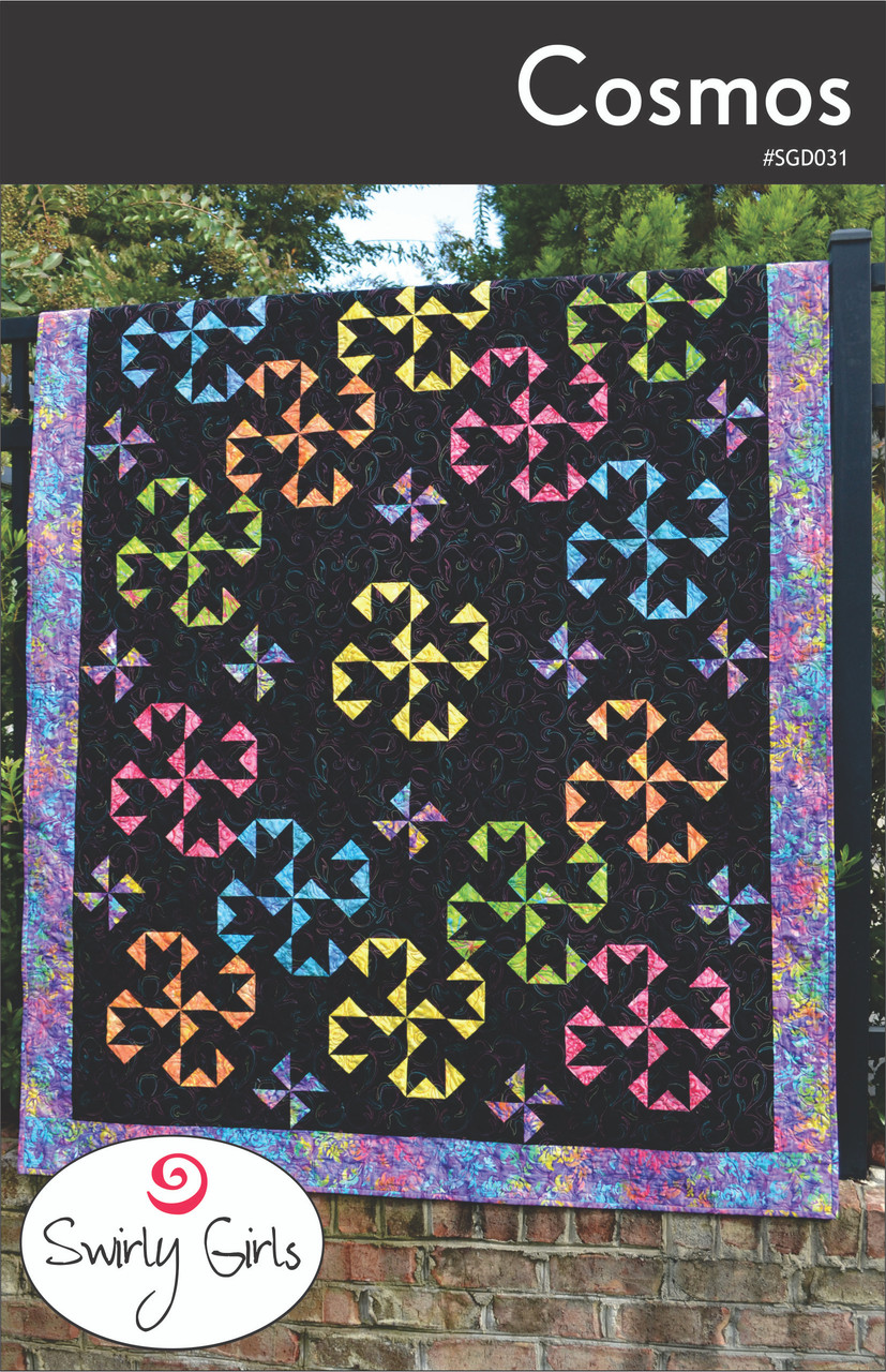 Cosmos Quilt Pattern by Swirly Girls Design