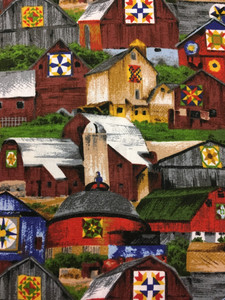 1 yard piece of Quilt Trail Barn Quilts Fabric