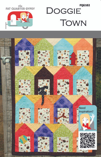 FQG102 Doggie Town Quilt Pattern