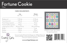 SGD059 Fortune Cookie Quilt Pattern